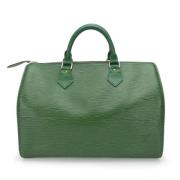 Louis Vuitton Vintage Pre-owned Laeder louis-vuitton-vskor Green, Dam