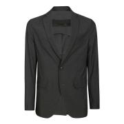 RRD Grå Knappad Blazer Jacka Black, Herr