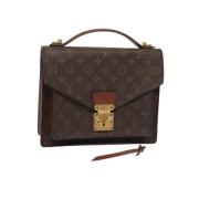 Louis Vuitton Vintage Pre-owned Canvas handvskor Brown, Dam