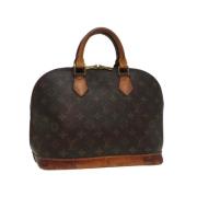 Louis Vuitton Vintage Pre-owned Canvas handvskor Brown, Dam