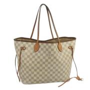 Louis Vuitton Vintage Pre-owned Canvas louis-vuitton-vskor White, Dam