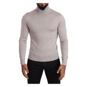 Dolce & Gabbana Turtlenecks Gray, Herr