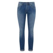 Dondup Denim Skinny Jeans med Stretch Bomull Blue, Herr