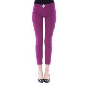 Byblos Elegant Lila Skinny Dragkedja Byxor Purple, Dam