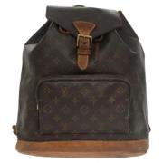 Louis Vuitton Vintage Pre-owned Canvas ryggsckar Black, Dam