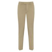 Re-Hash Chino Byxor Sand Slim Fit Cropped Beige, Herr