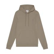 Lyle & Scott Mid Layers Diagonal Weave French Terry Hoodie Gray, Herr