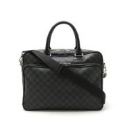 Louis Vuitton Vintage Pre-owned Canvas portfljer Black, Dam