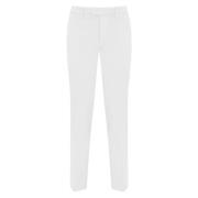 Re-Hash Vita Chino Byxor Slim Fit Cropped White, Herr