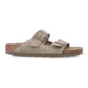 Birkenstock Mocka Sandaler med Justerbara Remmar Green, Herr