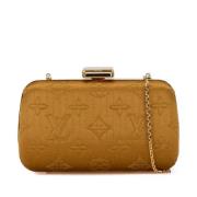 Louis Vuitton Vintage Pre-owned Canvas kuvertvskor Yellow, Dam