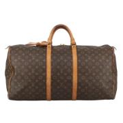 Louis Vuitton Vintage Pre-owned Canvas handvskor Brown, Dam