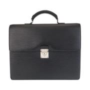 Louis Vuitton Vintage Pre-owned Laeder portfljer Black, Herr