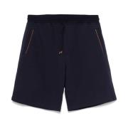 Brunello Cucinelli Blå Shorts för Män Blue, Herr