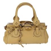 Chloé Pre-owned Pre-owned Laeder handvskor Beige, Dam