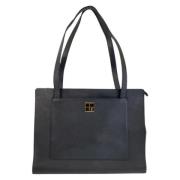 Yves Saint Laurent Vintage Pre-owned Laeder totevskor Black, Dam