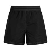 Ami Paris Nylon Badshorts med Fickor Black, Herr