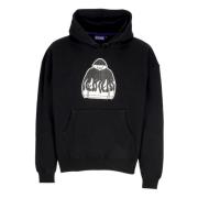 Octopus Ikonisk Svart Hoodie Sweatshirt Black, Herr