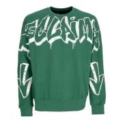 Disclaimer Grön/Vit Logo Crewneck Sweatshirt Green, Herr