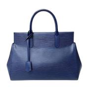 Louis Vuitton Vintage Pre-owned Laeder handvskor Blue, Dam