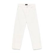 Balenciaga Relaxed Fit Denim Jeans White, Dam