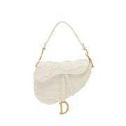 Dior Vintage Pre-owned Canvas dior-vskor White, Dam