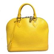 Louis Vuitton Vintage Pre-owned Laeder louis-vuitton-vskor Yellow, Dam