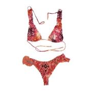 F**k Rynkad Bikini Set Multicolor, Dam