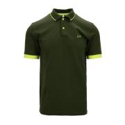 Sun68 Herr Button Polo Skjorta Green, Herr