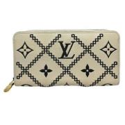 Louis Vuitton Vintage Pre-owned Laeder plnbcker Beige, Dam