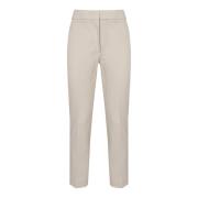 Max Mara Pegno Slim-Fit Byxor Sand Beige, Dam