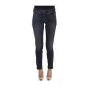 Ermanno Scervino Bl Slim Fit Italienska Jeans Blue, Dam