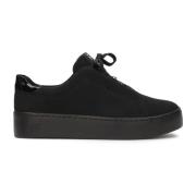 Kazar Dam svarta sneakers med attraktiv snörning Black, Dam