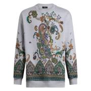 Etro Stiliga Cut and Sew Sweatshirts Multicolor, Dam