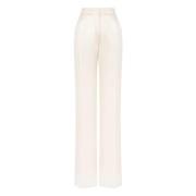 Alberta Ferretti Ivory Byxor White, Dam