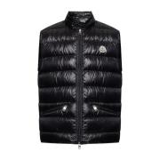 Moncler Svarta Vinterjackor för Män Black, Herr