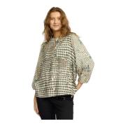 2-Biz Dammig Khaki Dot Blus Multicolor, Dam