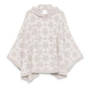 Givenchy Hooded Poncho Beige, Dam