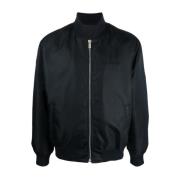 Versace Multifärgad Blouson Jacka Black, Herr