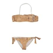 Alviero Martini 1a Classe Spets Dam Bikini Set Beige, Dam