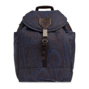 Etro Ryggsäck med 'paisley' motiv Blue, Herr