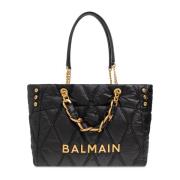 Balmain Väska 1945 i shopperstil Black, Dam