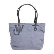 JW Anderson Puffy Anchor Tote Väska Blue, Dam