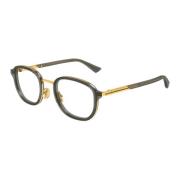 Bottega Veneta Panthos Metallram med Acetatcirkel Gray, Unisex