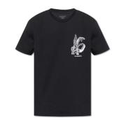 AllSaints T-shirt 'Asp' Black, Herr