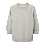 Rabens Saloner Grå Melange Nona Sweatshirt Gray, Dam