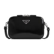 Prada Cross Body Bags Black, Herr