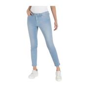 MAC Stiliga Slim-fit Jeans Blue, Dam