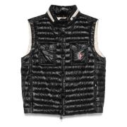 Moncler Stilig Gumiane Jacka Black, Dam