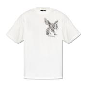 Represent T-shirt Elegance In Motion White, Herr